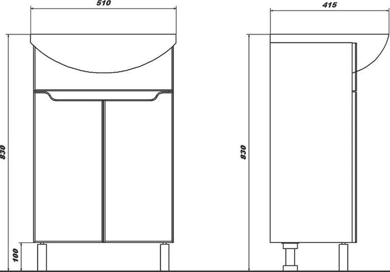 Тумба для комплекта Лайн