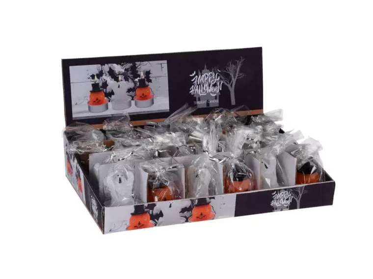 Свеча фигурная Halloween Party белого цвета