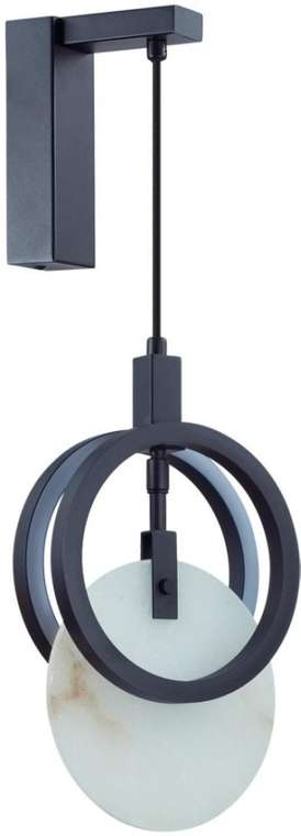 Настенный светильник Odeon Light Mercury 5422/17WL черный/металл/алебастр LED 17W 3000K