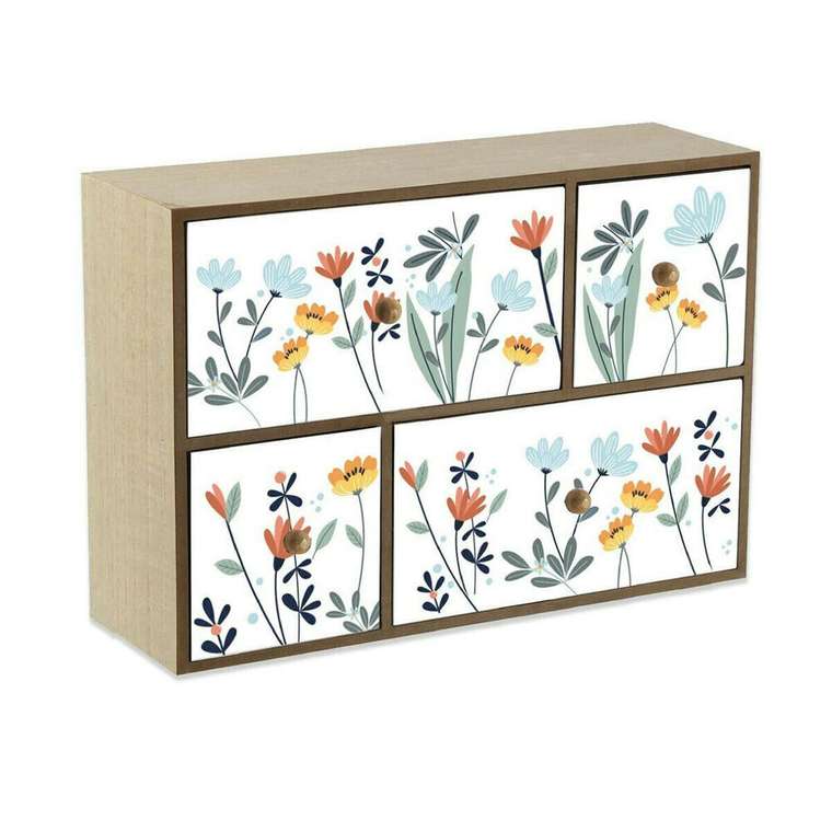 Шкатулка Selene 11 x 32 x 32 cm Деревянный MDF