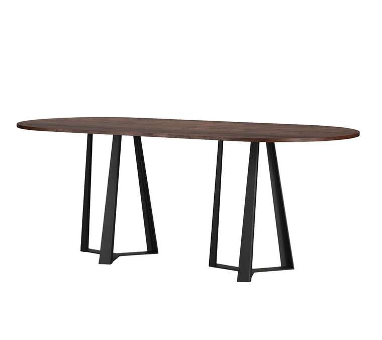 Обеденный стол Винт коричневого цвета