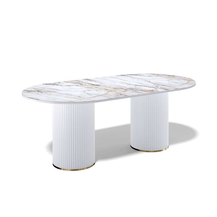 Обеденный стол LD2000 белого цвета