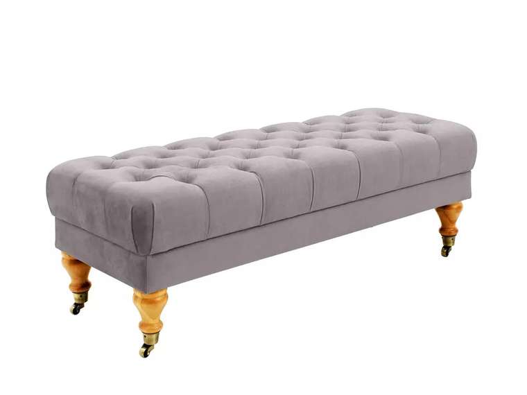 Банкетка Jazz М серого цвета 