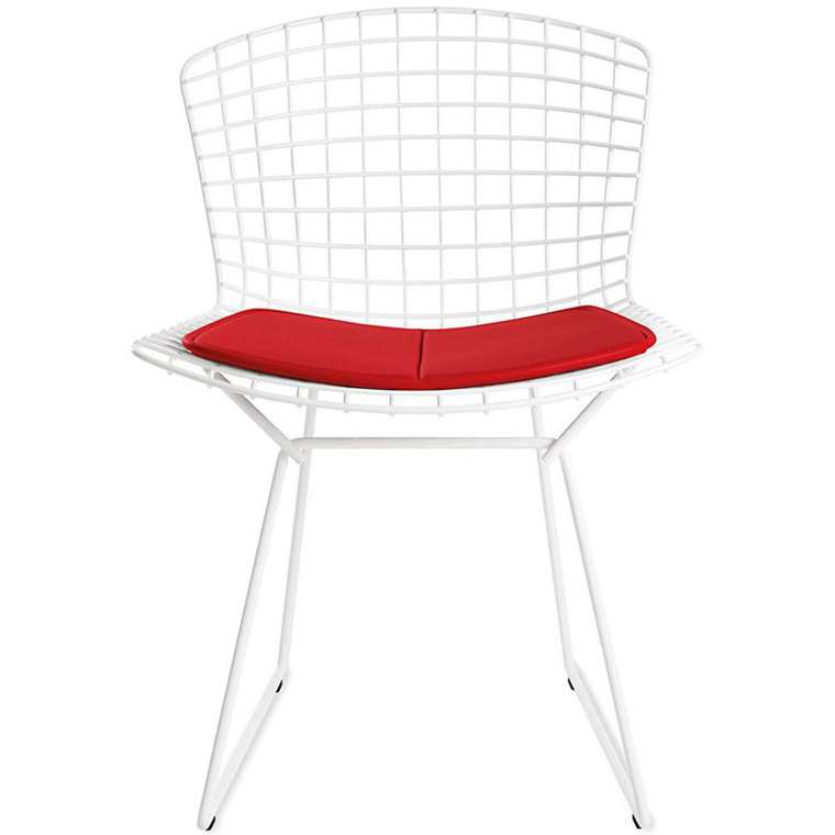 Стул Bertoia White, красный