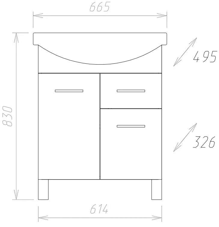 Тумба для комплекта Стелла