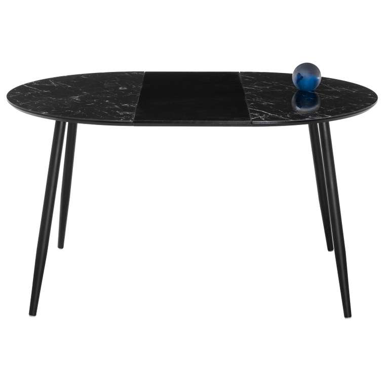 Раздвижной обеденный стол Кейтлин черного цвета
