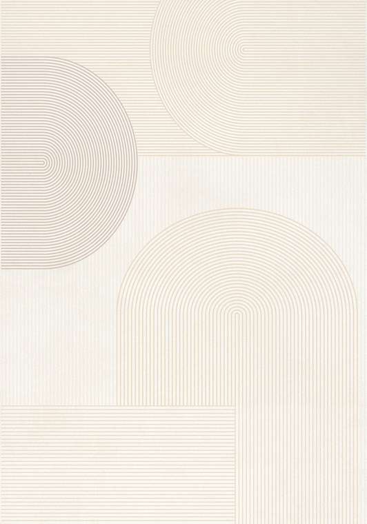Ковер Soft fresco 160x230 молочного цвета
