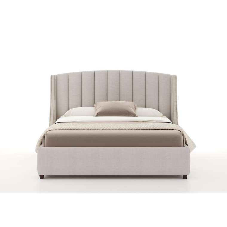 Кровать Amway 160x200 бежевого цвета