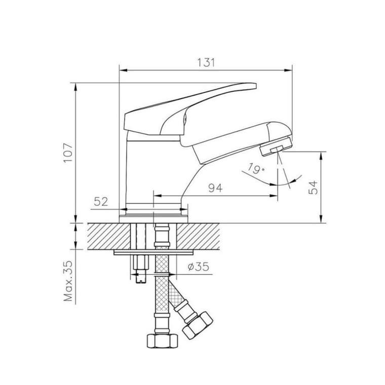 Смеситель для раковины D-Lin D110359