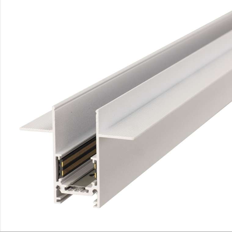 Шинопровод 1м встраиваемый магнитный 48V AM Group MAGNET AM402-1М LL-20C WH