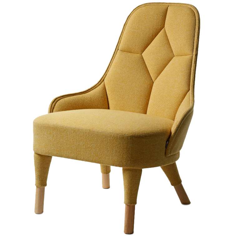 Кресло Emma желтого цвета