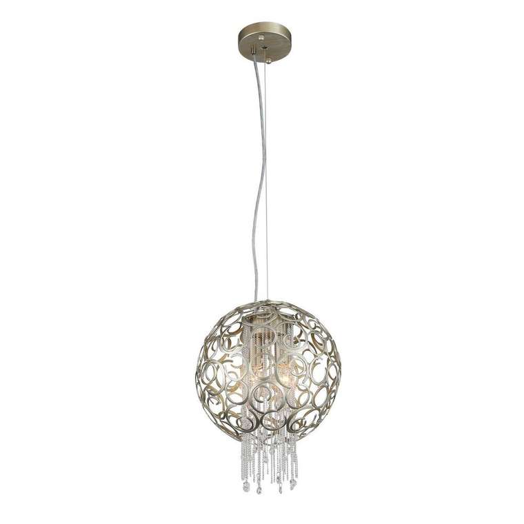 Люстра подвесная ST-Luce Шампань/Шампань, Прозрачный E14 2*40W DOLCIMA