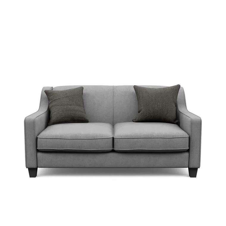 Двухместный диван-кровать Агата M серого цвета