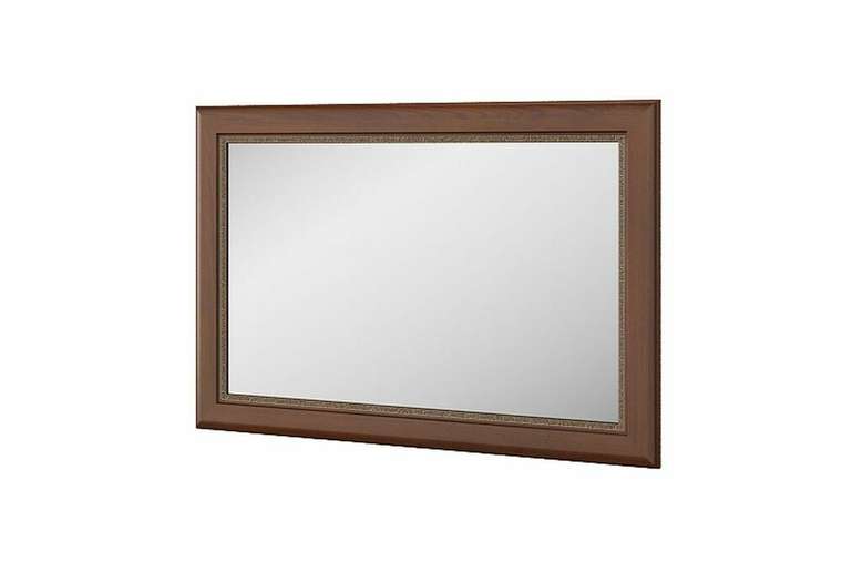 Настенное зеркало Луара коричневого цвета
