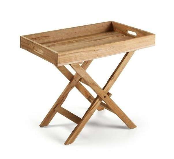 Складной столик Julia Grup Xtray из дерева