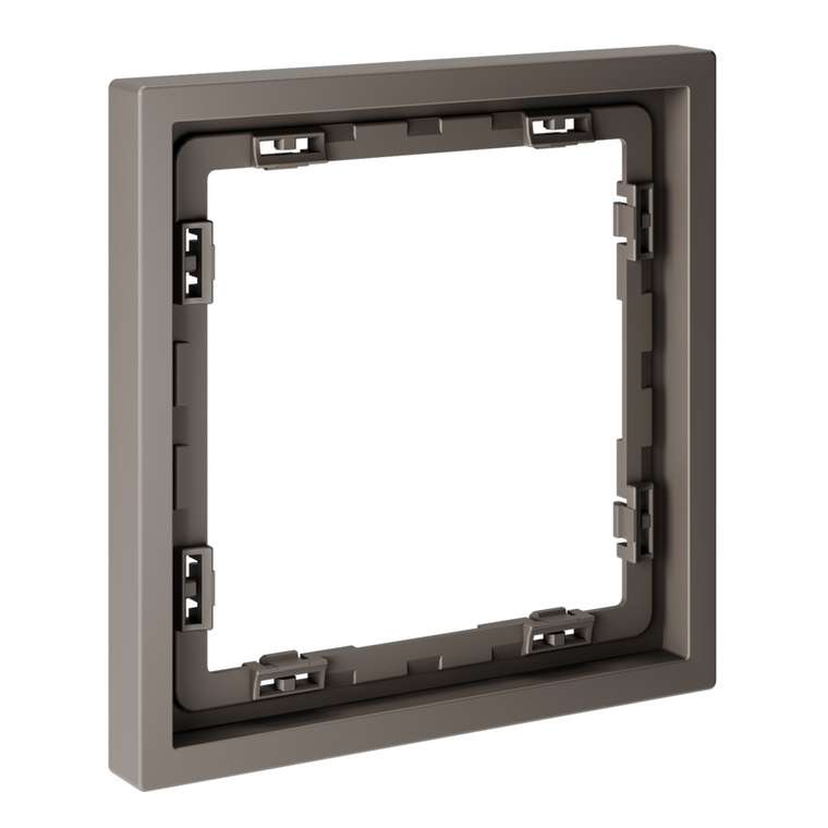 Рамка пластиковая VOLTUM S70 на 1 пост, (капучино)