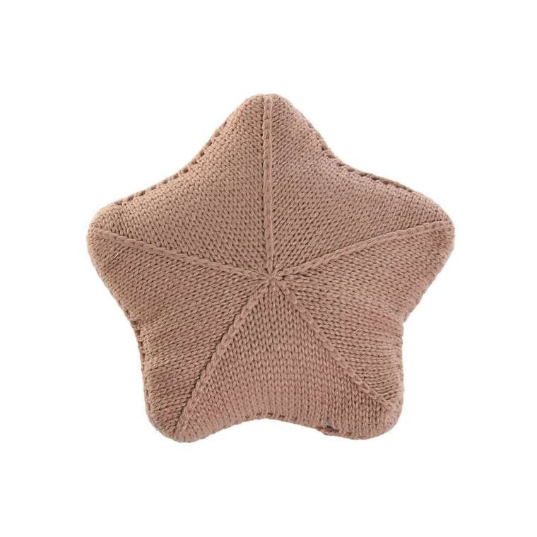 Декоративная подушка Звезда Chic 40x40 розового цвета