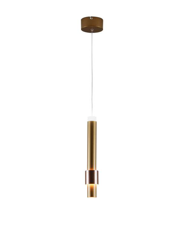 Подвесной светодиодный светильник Elli бронзового цвета