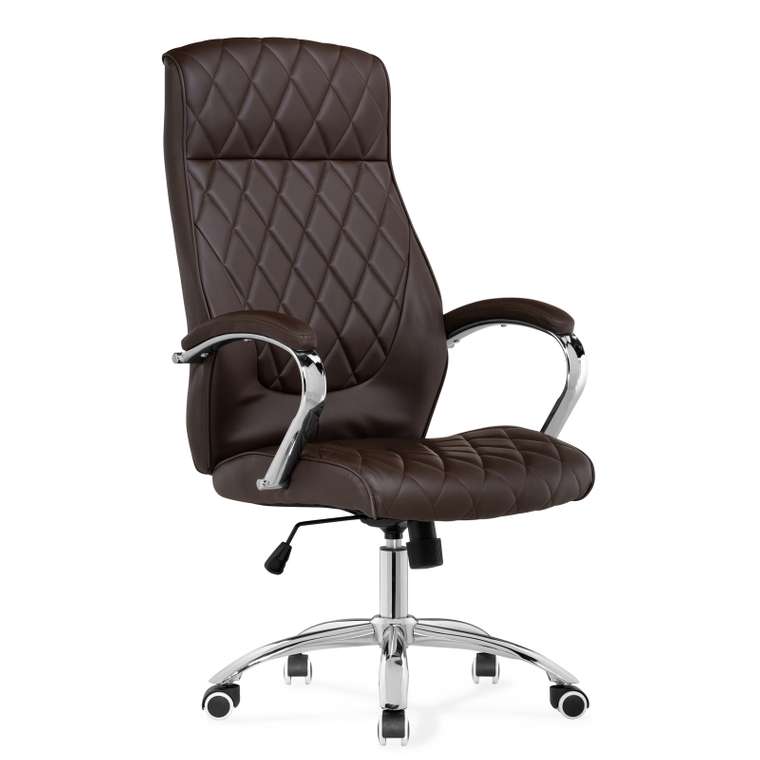 Компьютерное кресло Monte темно-коричневого цвета
