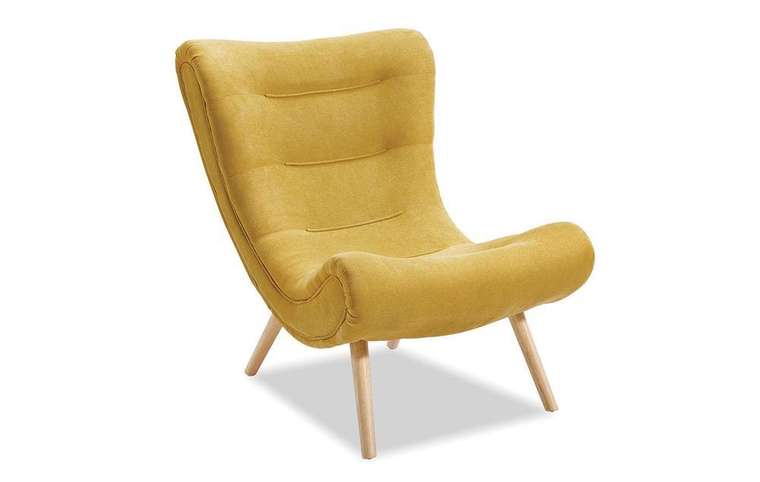 Кресло Dolce Vita желтого цвета