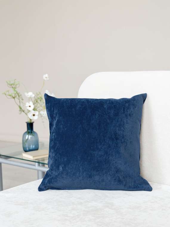 Декоративная подушка Opera 45х45 синего цвета