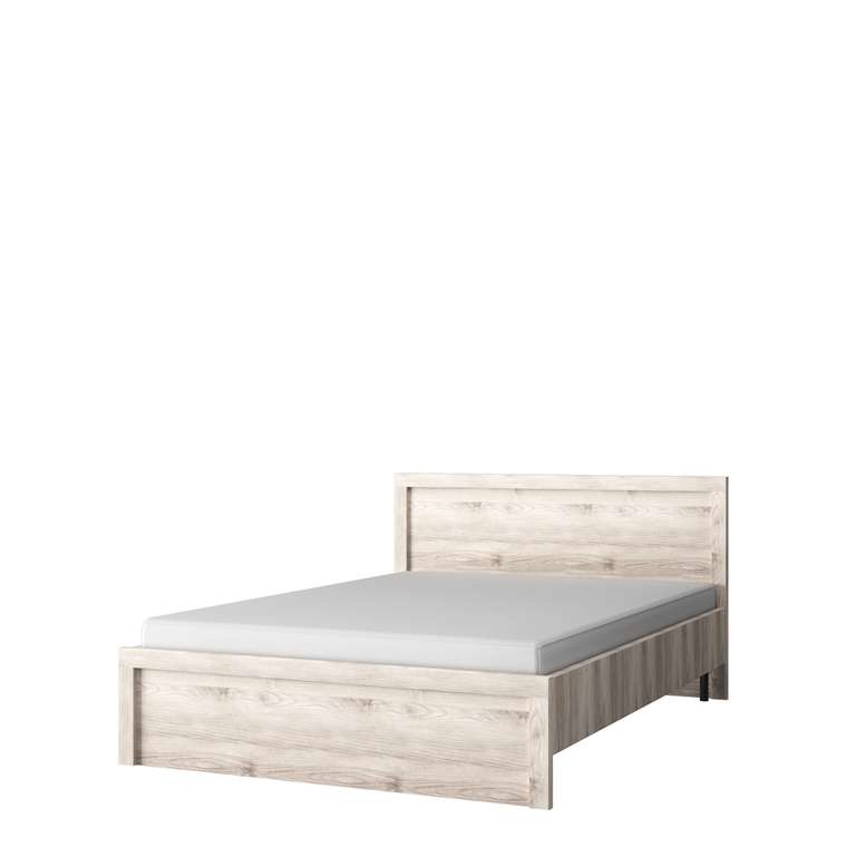 Кровать Jazz 140х200 бежевого цвета без подъемного механизма