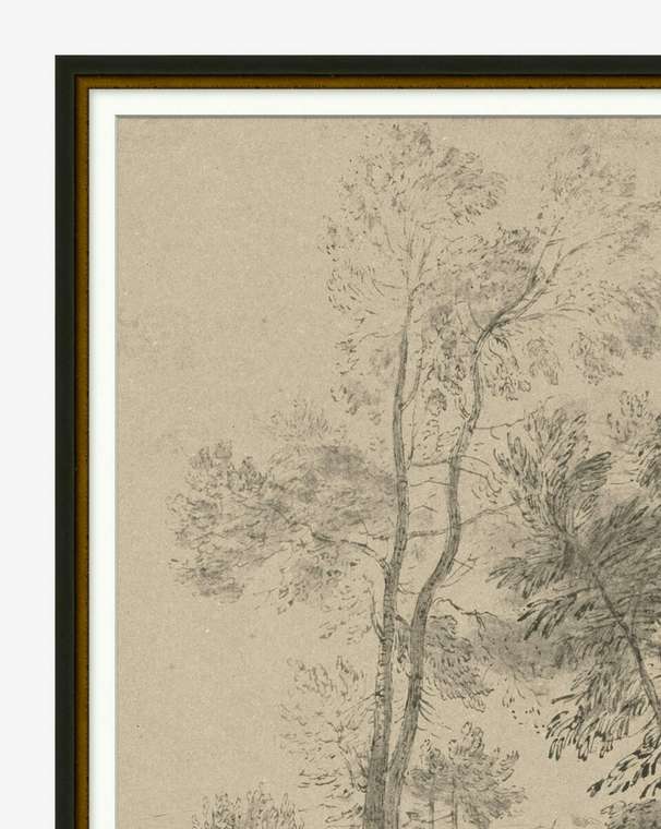 Постер Pastoral Sketch в винтажном стиле