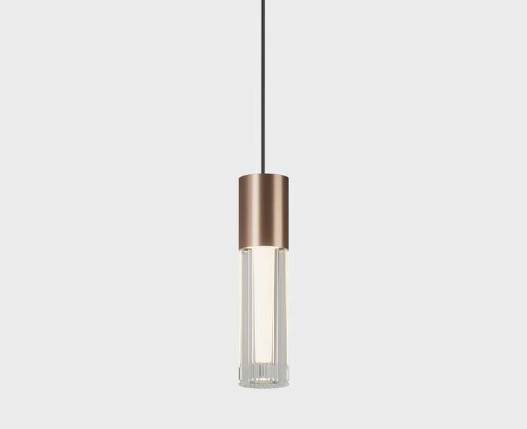 Подвесной светильник IT014-0204 rose gold (пластик, цвет прозрачный)