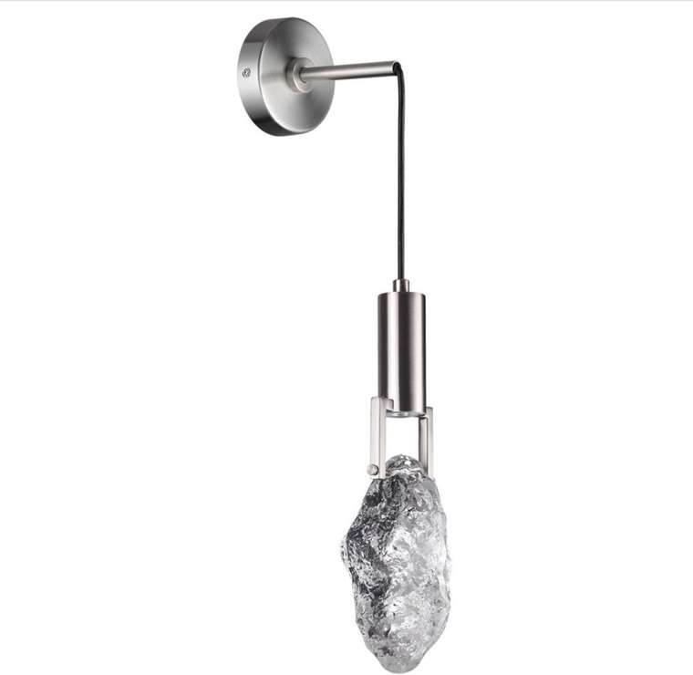 Бра светодиодное Odeon Light Lia 6696/5WL MIDCENT матовый никель/металл/стекло IP20 LED 5W 3000K