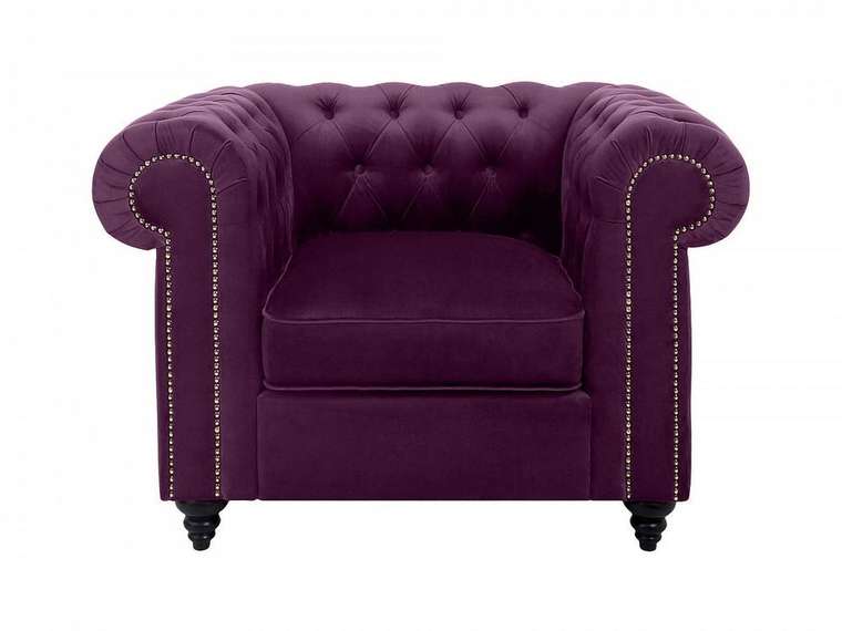 Кресло Chester Classic фиолетового цвета