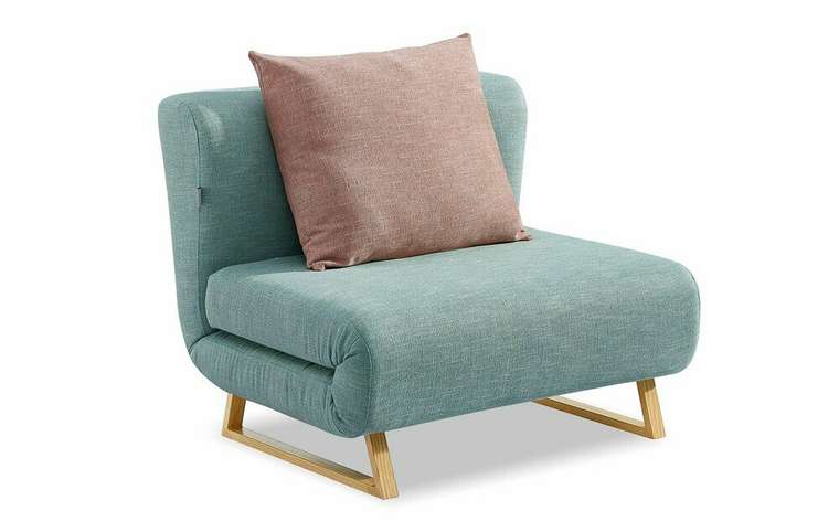 Кресло-кровать Rosy мятного цвета