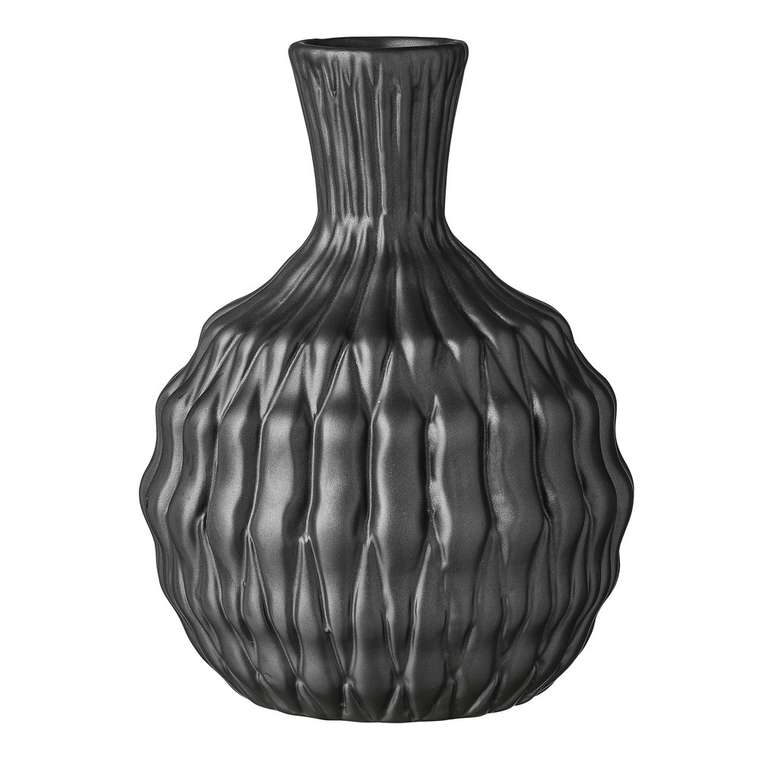 Керамическая ваза черного цвета