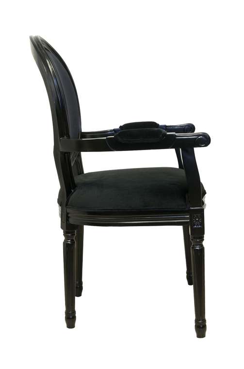 Стул Diella black velvet