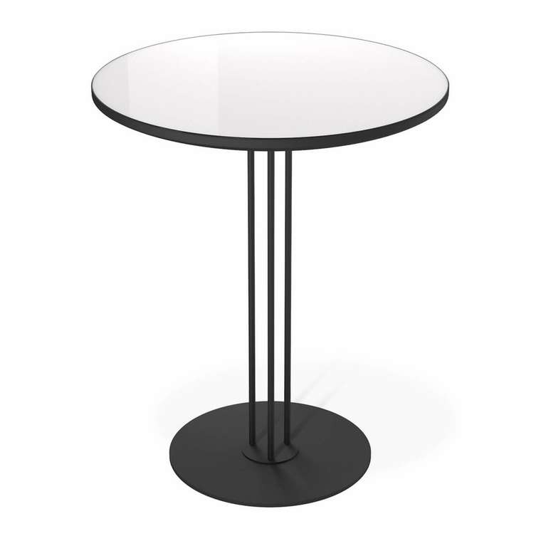 Кофейный стол Luigi бело-черного цвета