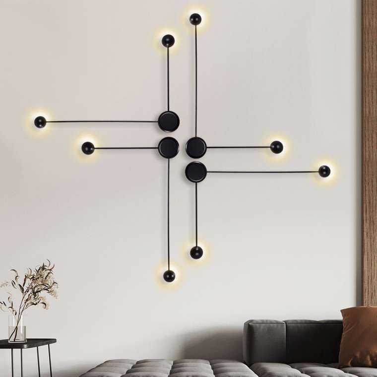Бра Pin Wall Light C Black