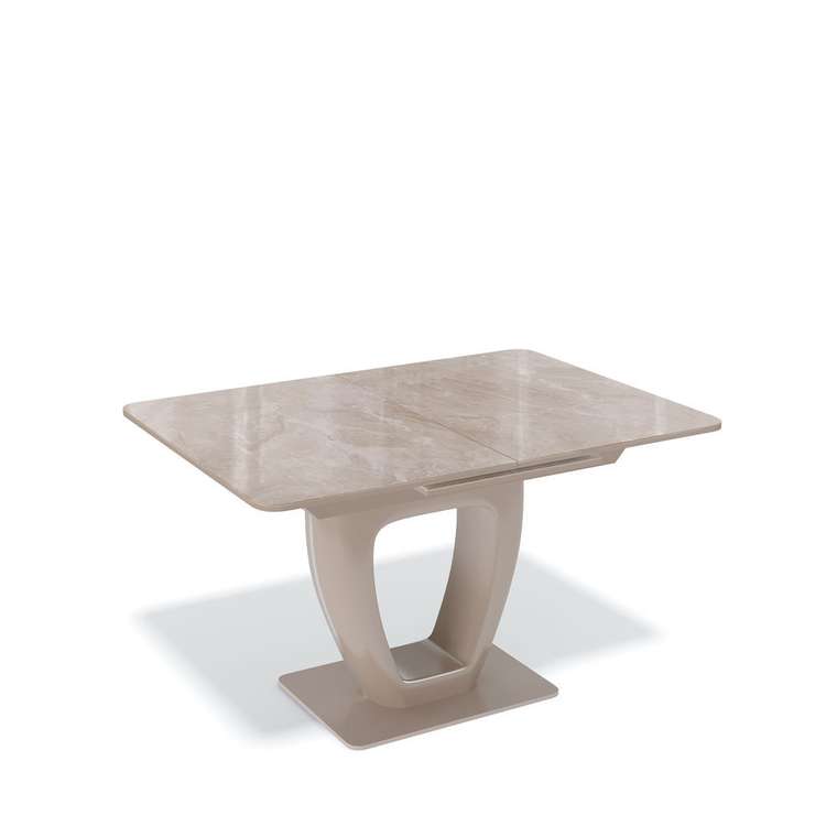 Раздвижной обеденный стол Bellami цвета капучино