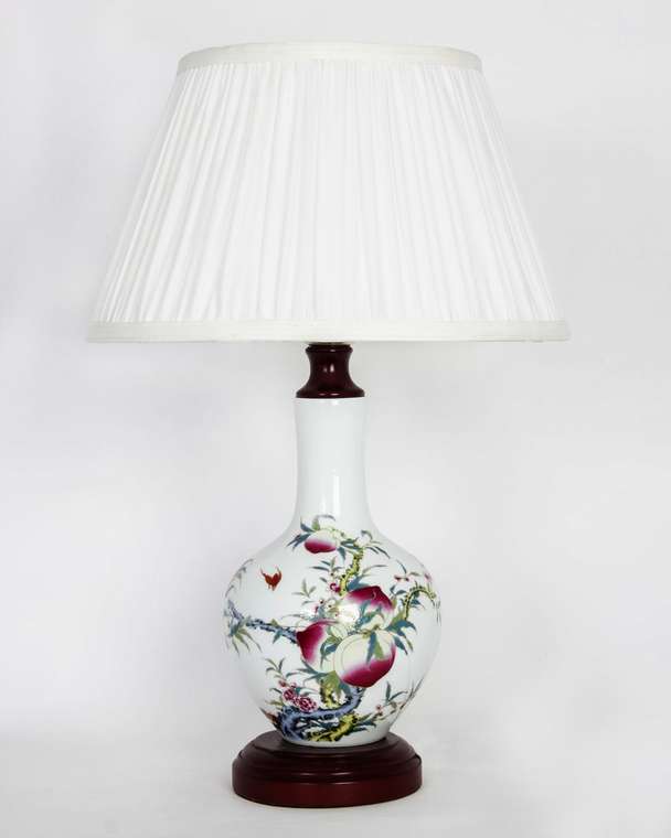 Настольная лампа Lidia CT1373A10 (ткань, цвет белый)