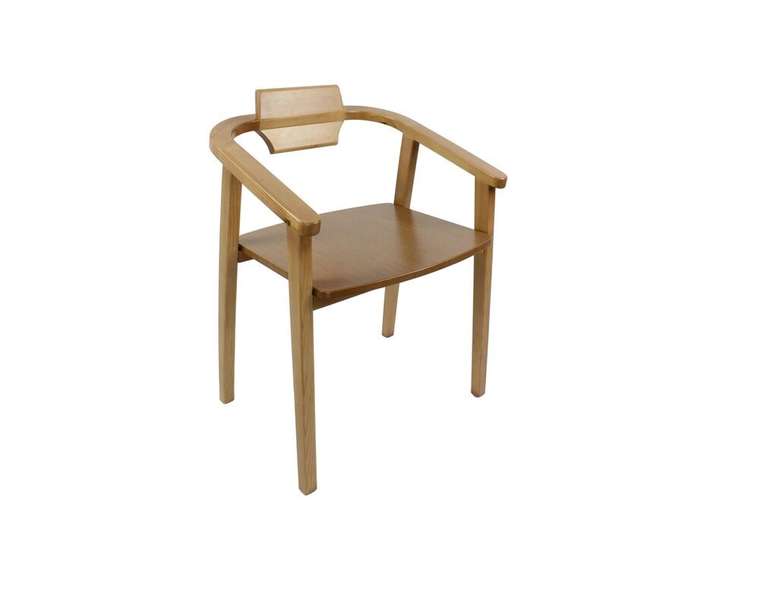 Стул-кресло Челси коричневого цвета