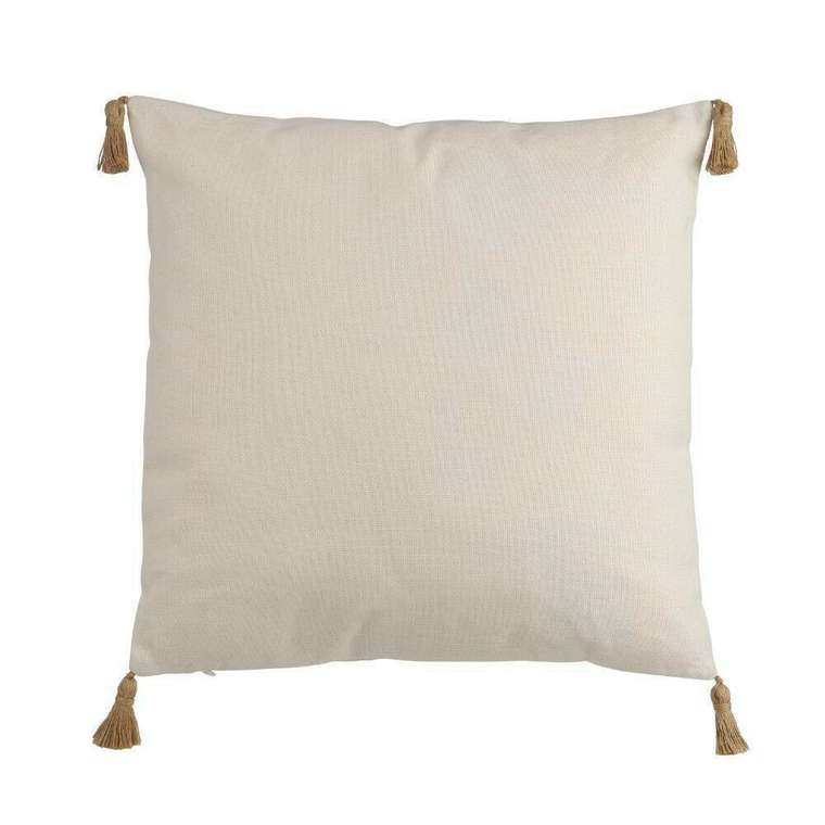 Декоративная подушка Chevery 45х45 бежево-белого цвета