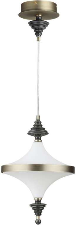 Подвесной светильник Odeon Light Ula 5404/23L бронзов.брашированн./черный/стекло/керамика LED 23W 3000K
