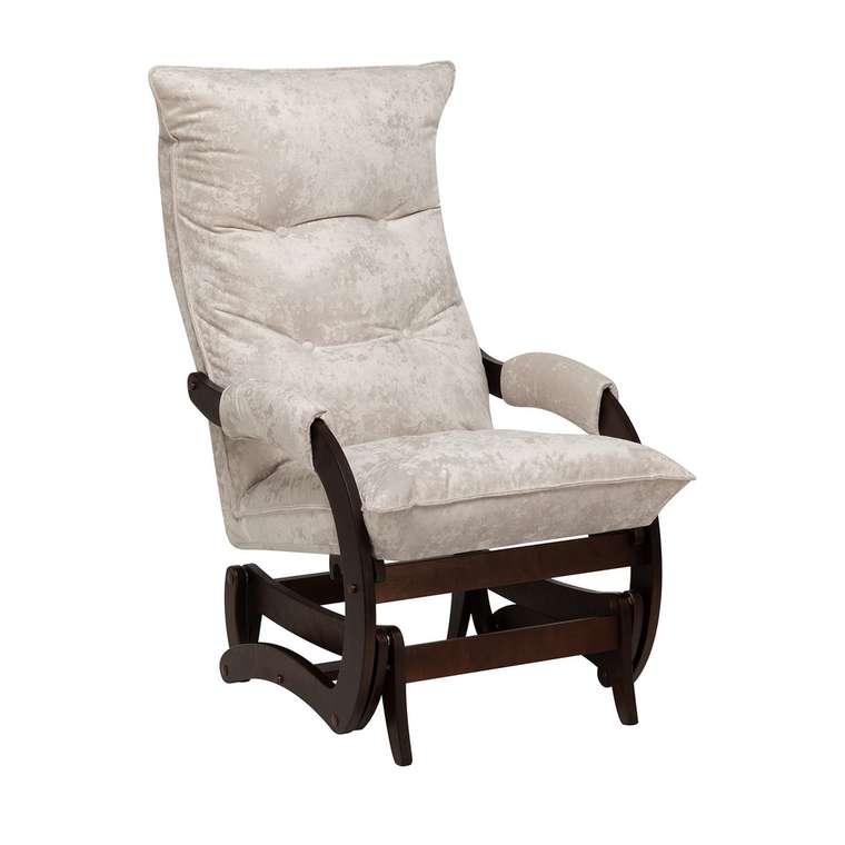 Кресло-маятник Луно светло-бежевого цвета