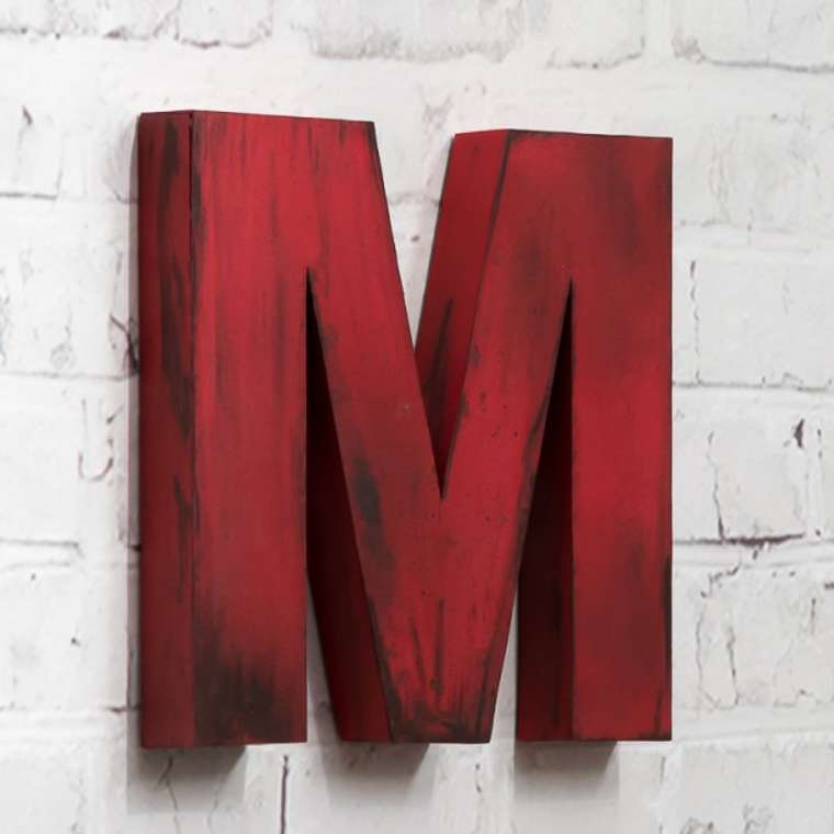 буква из металла "ABC"