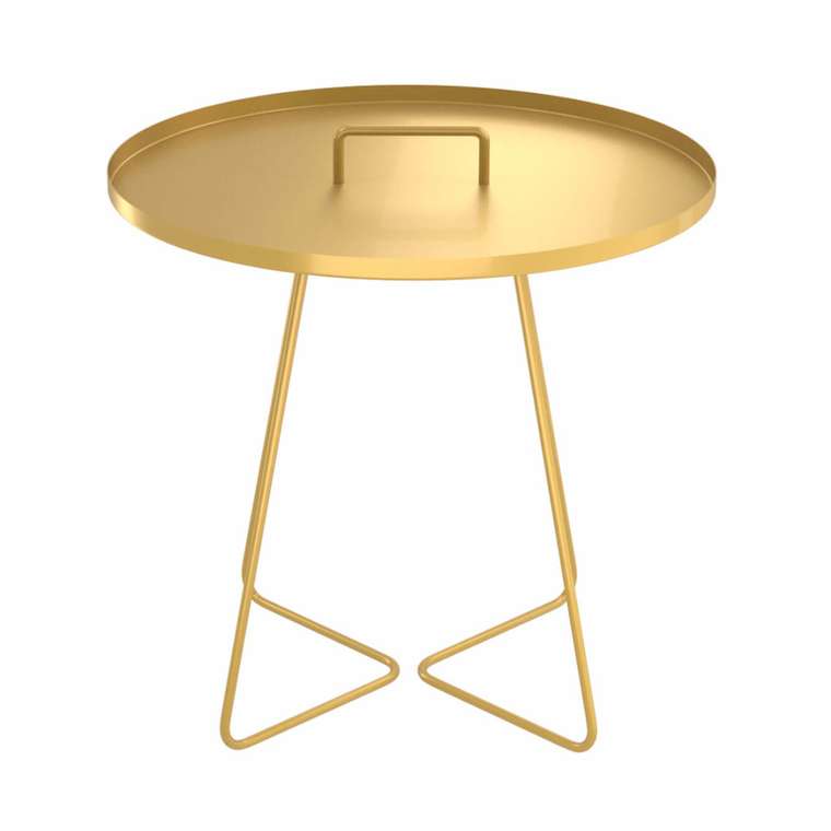 Кофейный стол Ambre золотого цвета