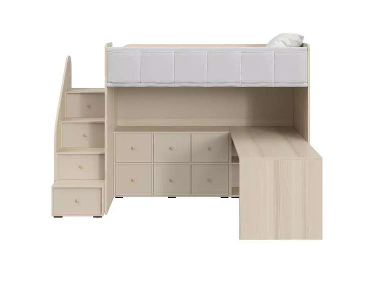 Комплект мебели для детской Play 5 бежевого цвета