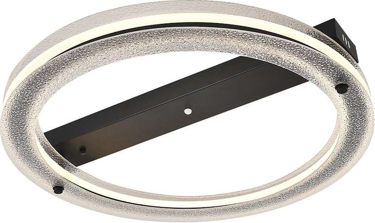 Потолочный светодиодный светильник круглый с пультом (ночной режим) Escada Ambience 10303/1LED 95W Black