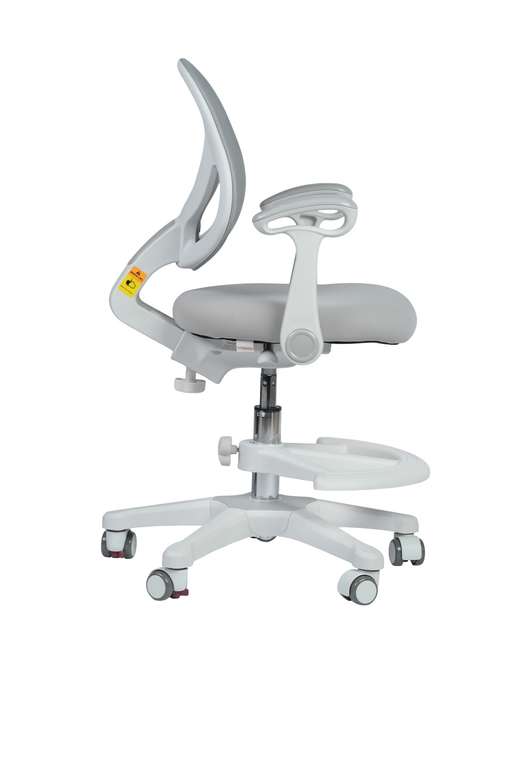 Детское поворотное кресло Lenny серого цвета