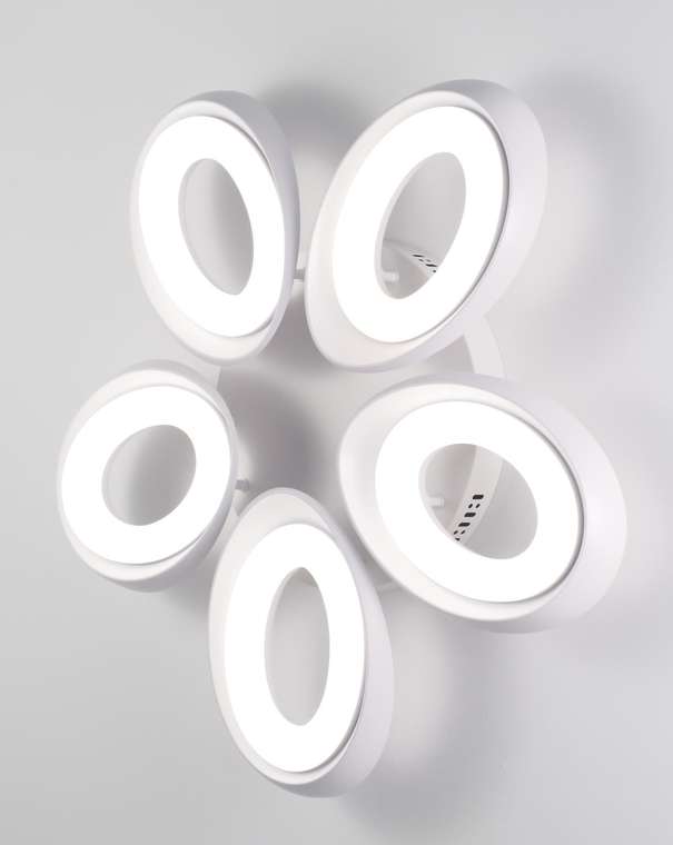 Светодиодная потолочная люстра с пультом Costa белого цвета