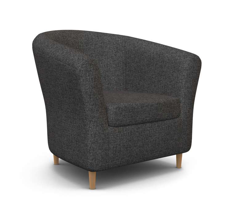 Кресло Евро Лайт темно-серого цвета