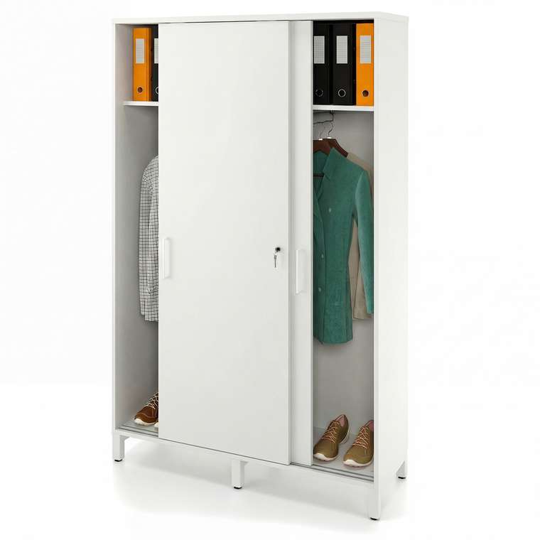 Шкаф Локер белого цвета