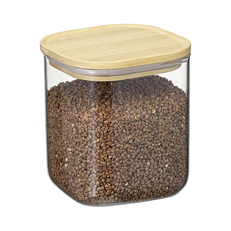 Банка для хранения Glass Bamboo 1,5 л